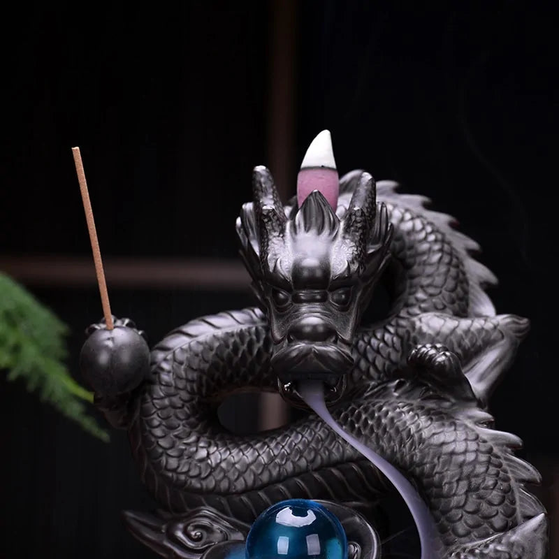 Ceramic Dragon Incense Burner