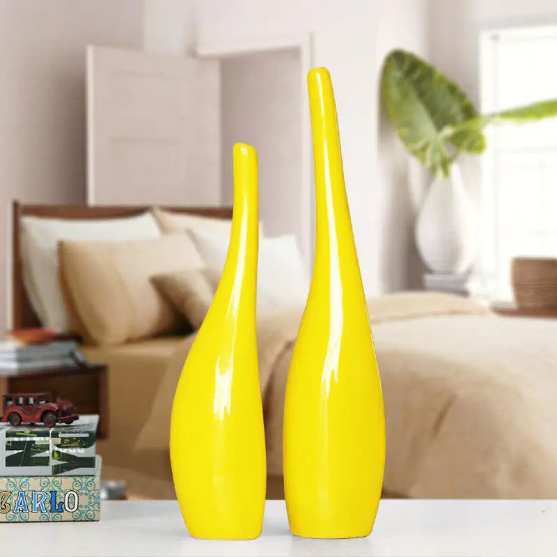 Gold and Silver Plating Ceramic Vases
