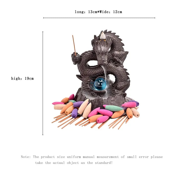 Ceramic Dragon Incense Burner
