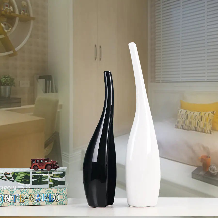 Gold and Silver Plating Ceramic Vases