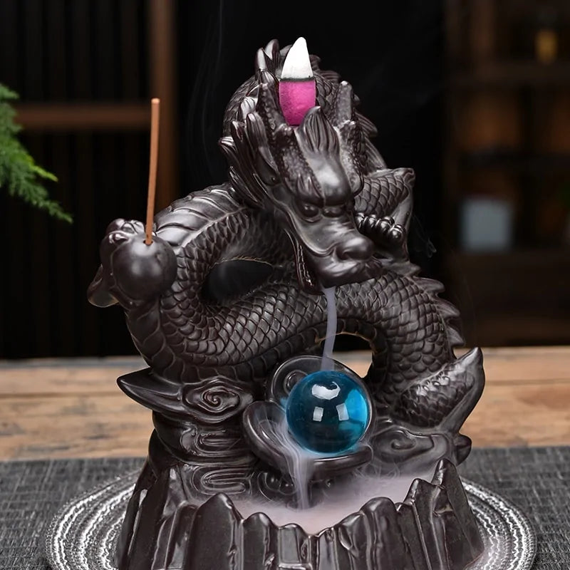 Ceramic Dragon Incense Burner