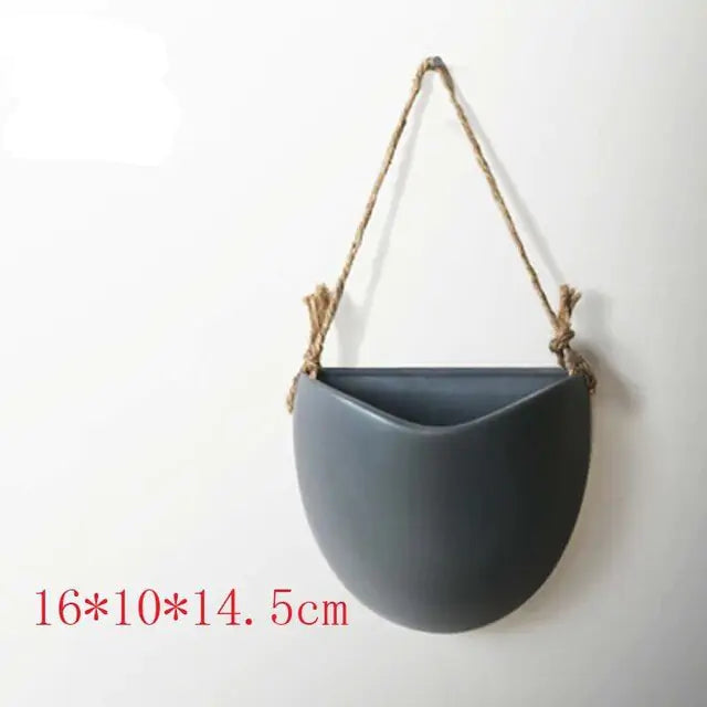 Creative Hanging Ceramic Flowerpot