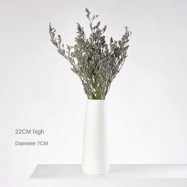 Modern White Ceramic Vase