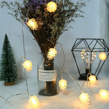 Pinecone String Lights