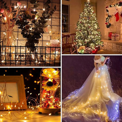 Copper Wire String Lights