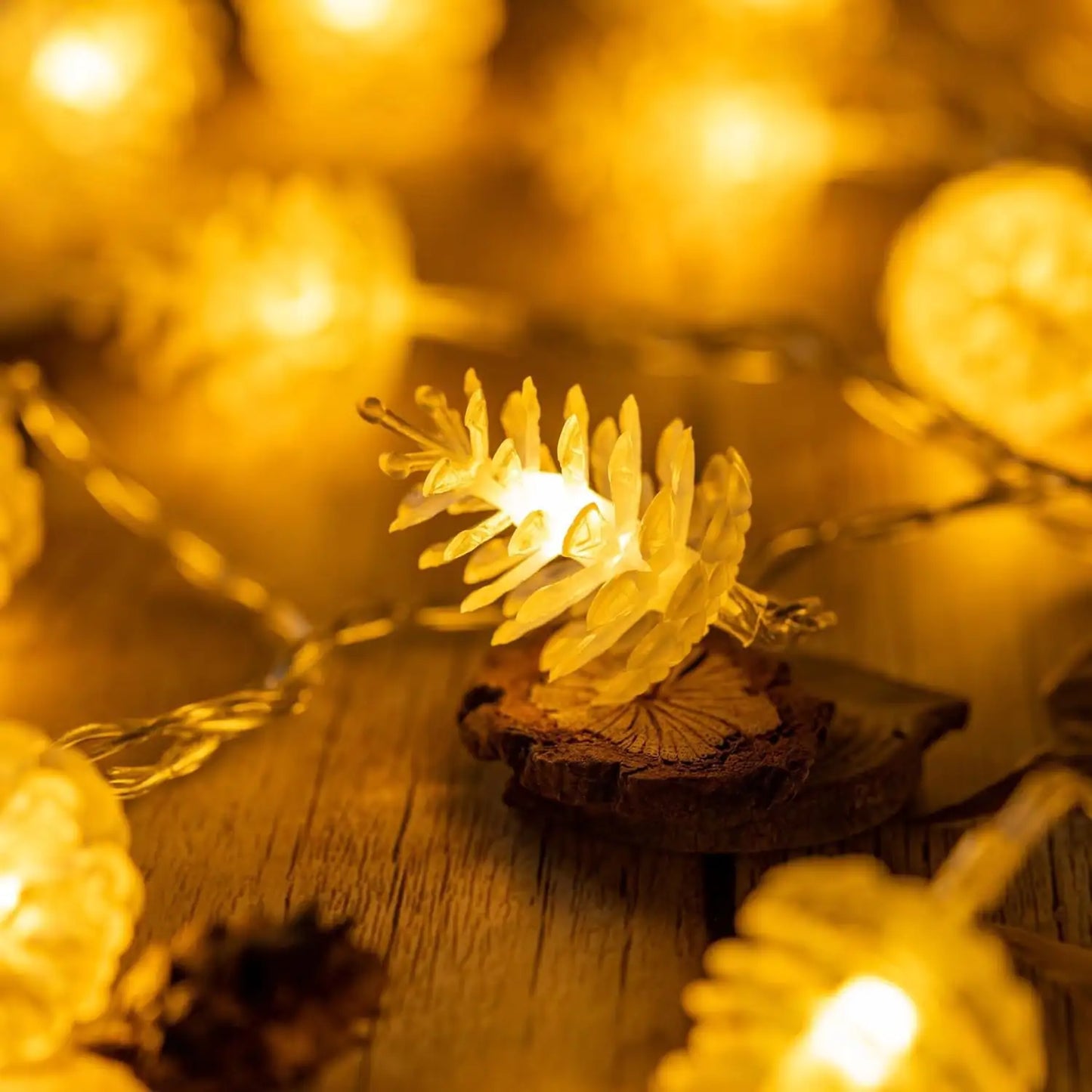 Pinecone String Lights