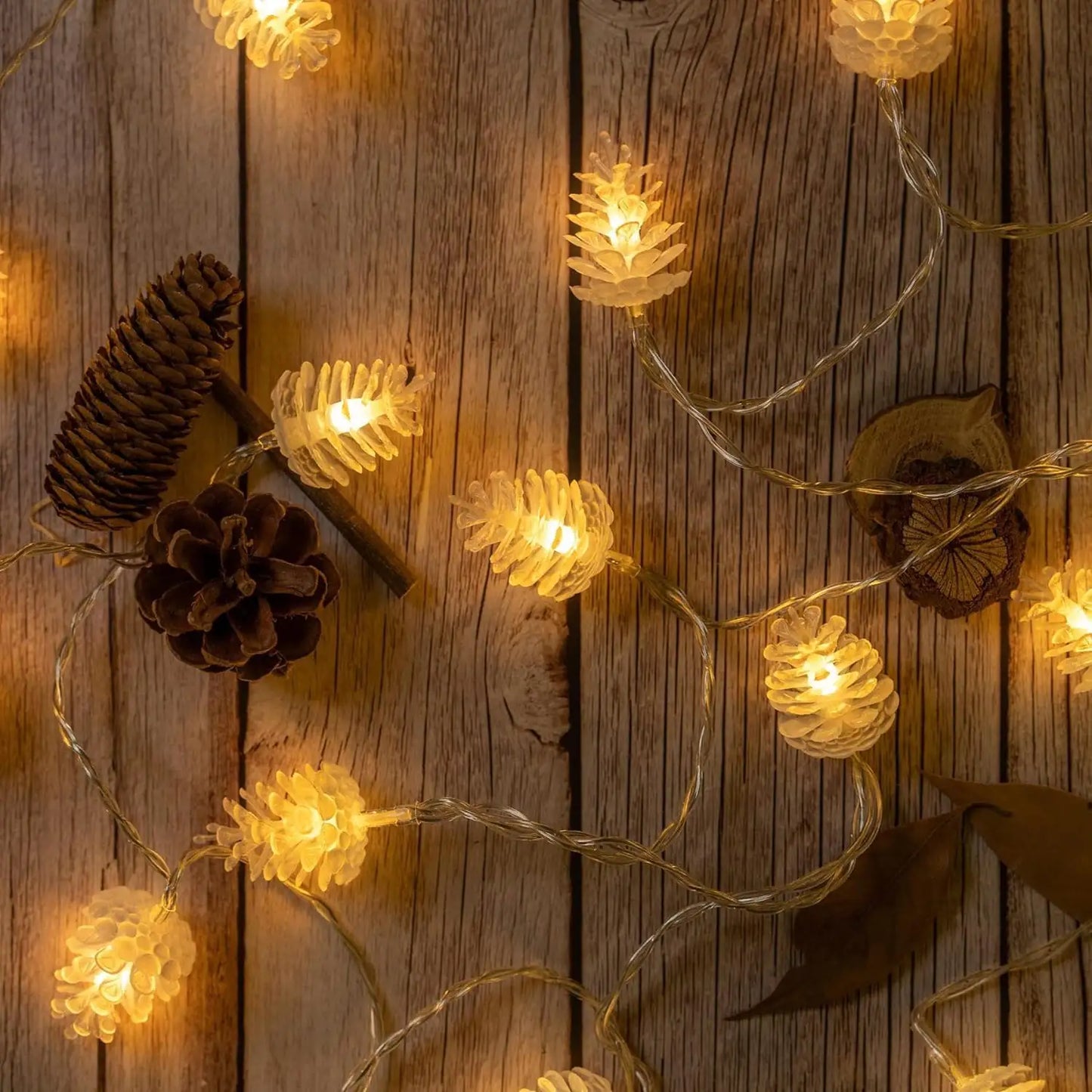 Pinecone String Lights