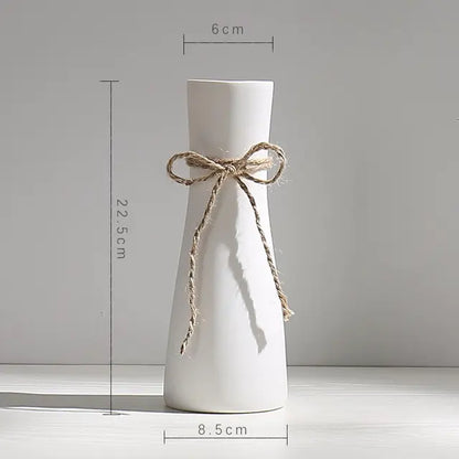 Modern White Ceramic Vase