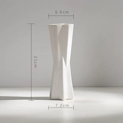 Modern White Ceramic Vase