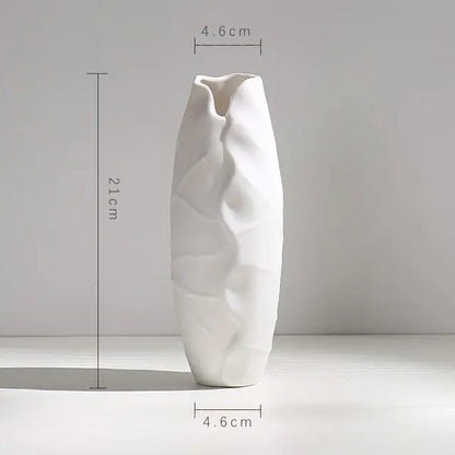 Modern White Ceramic Vase