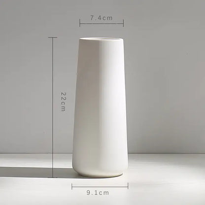 Modern White Ceramic Vase