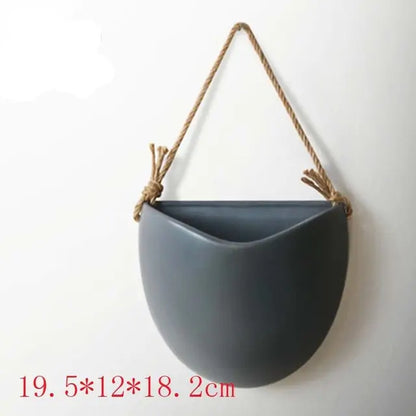 Creative Hanging Ceramic Flowerpot