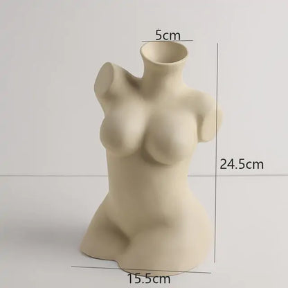 Body Sculpture Ceramic Vase