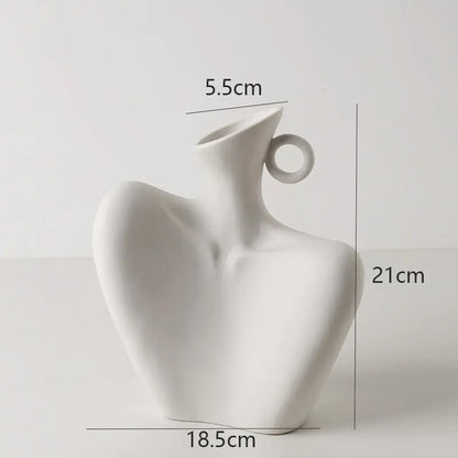 Body Sculpture Ceramic Vase