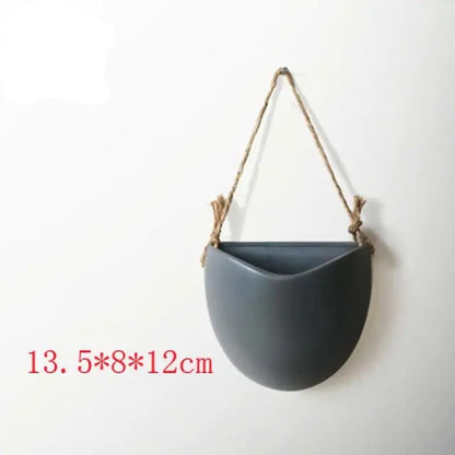 Creative Hanging Ceramic Flowerpot