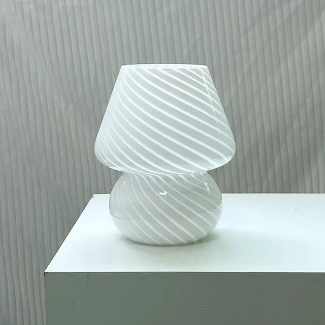 Glass Bedside Lamp