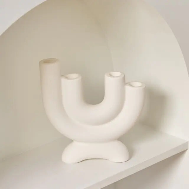 Ceramic Candlestick Holder