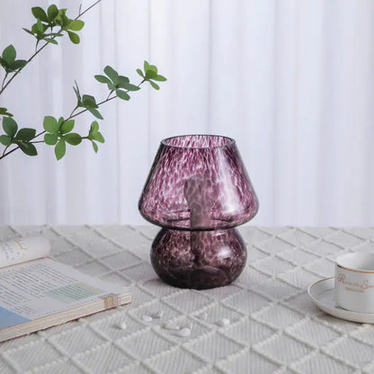 Glass Bedside Lamp