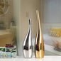 Gold and Silver Plating Ceramic Vases