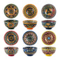 Unique Ceramic Bowls - Set of 6