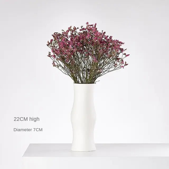 Modern White Ceramic Vase