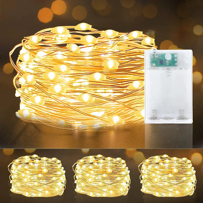 Copper Wire String Lights