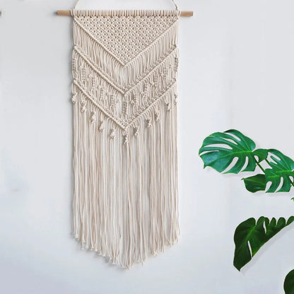 Macrame Woven Wall Hanging Boho Art