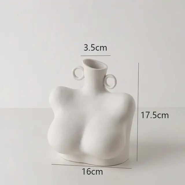 Body Sculpture Ceramic Vase