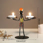 Artistic Metal Candlestick