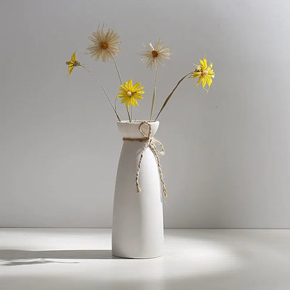 Modern White Ceramic Vase