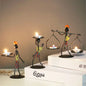 Artistic Metal Candlestick