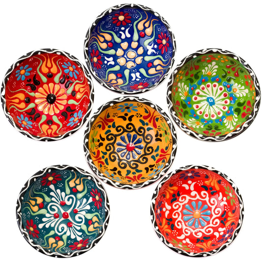 Ceramic Pinch Bowls - Set of 6