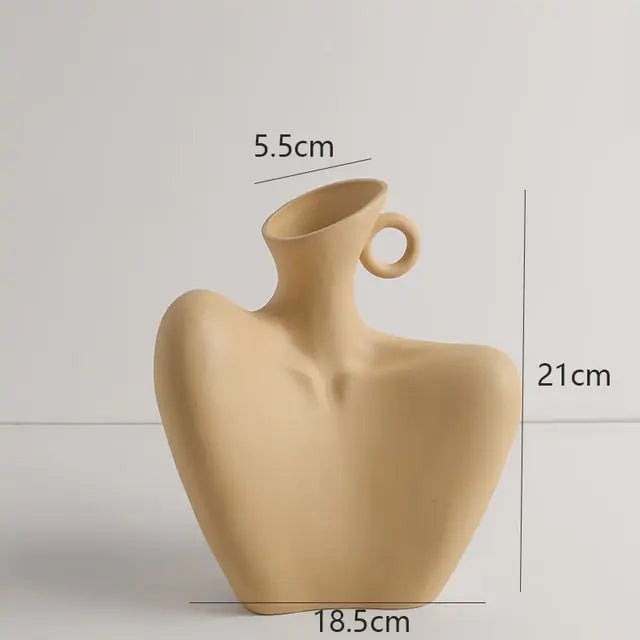 Body Sculpture Ceramic Vase