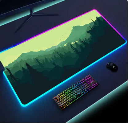 Luminous LED Lighting Mouse Pad