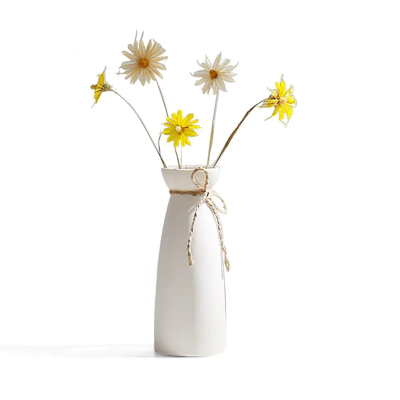 Modern White Ceramic Vase