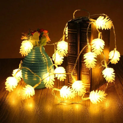 Pinecone String Lights