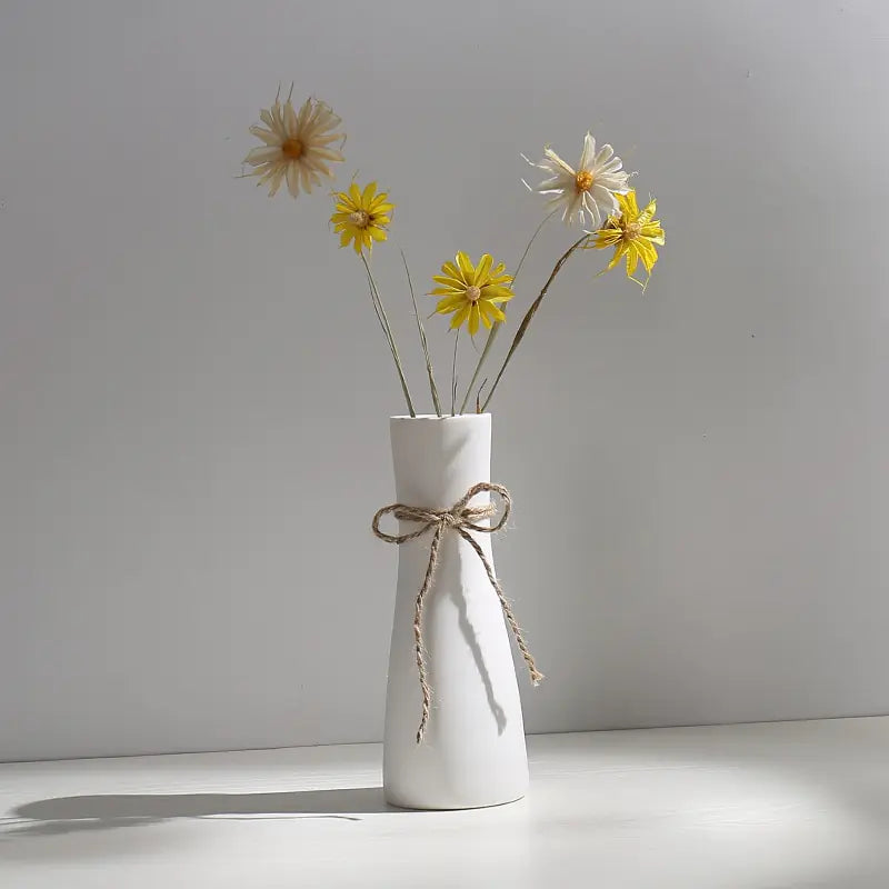 Modern White Ceramic Vase